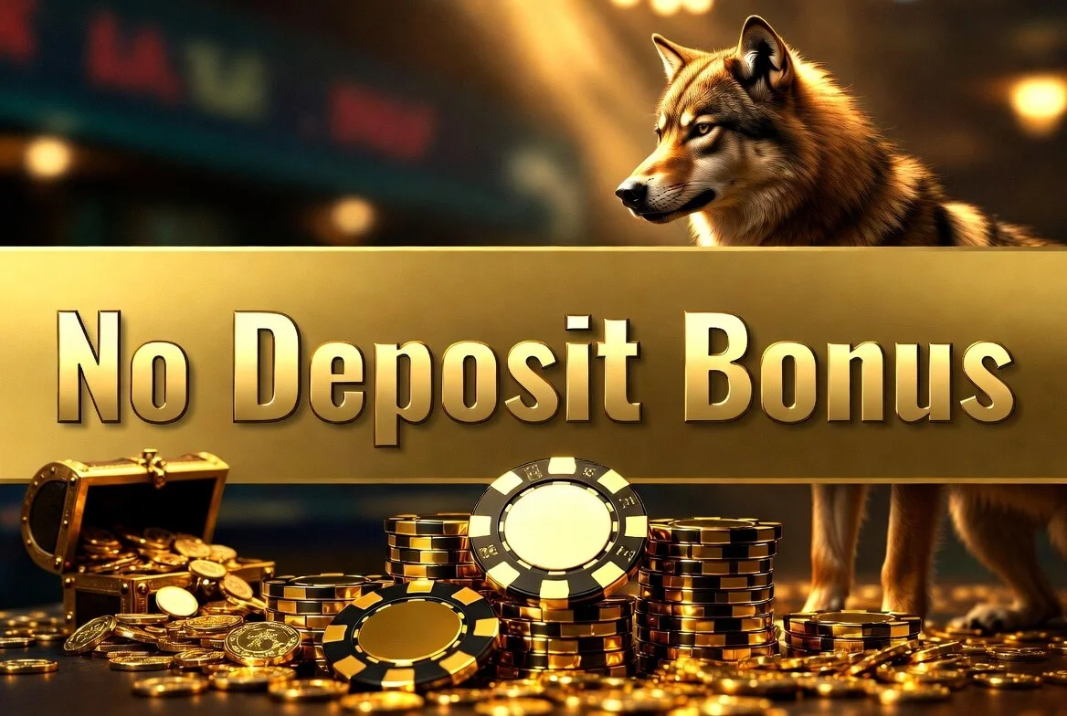Wolf Winner Casino no deposit bonus with 20 free spins on Wolf Saga